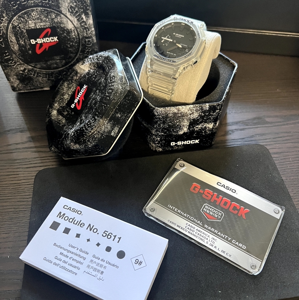 Casio G-Shock Transparent Watch